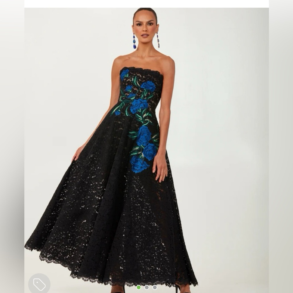 Helsi black lace Patricia gown